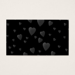 Motif de coeurs d'amour dans noir et le gris