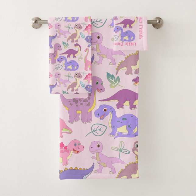 Motif de collage des dinosaures de bébé mignon  (En situation)