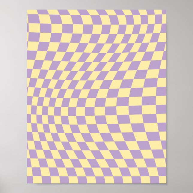Motif de contrôle du tableau de bord jaune et lava (Devant)
