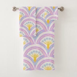 Motif de coquille de couleur pastel