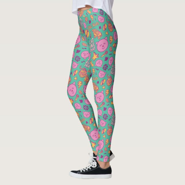 Motif de coton Leggings adultes (Gauche)