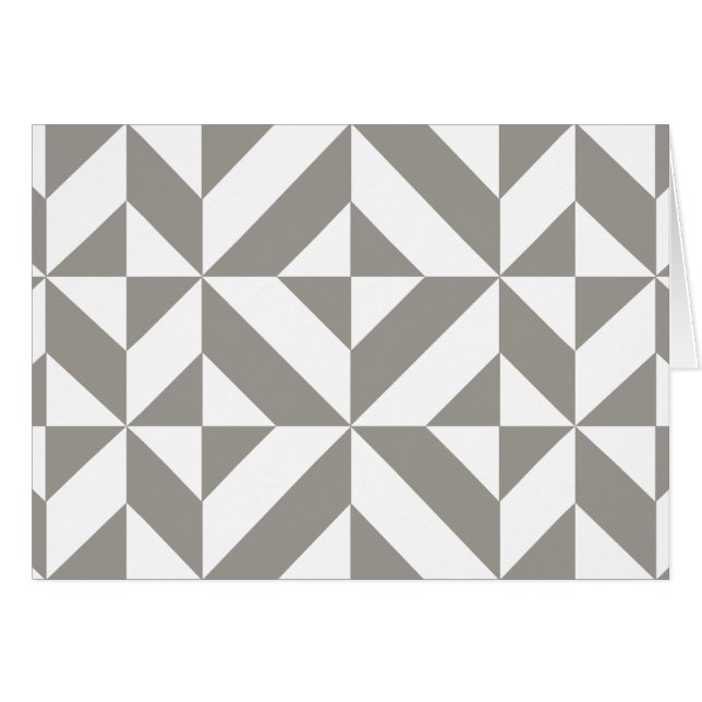 Motif de cube géométrique gris argenté (Devant horizontal)