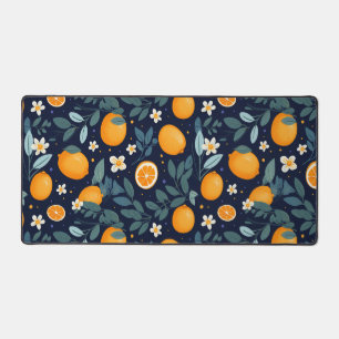 Motif de délice orange et floral