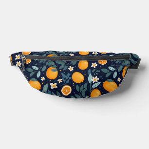 Motif de délice orange et floral