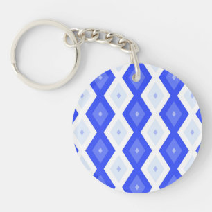 Motif de diamant bleu royal