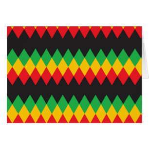 Motif de diamant de Rasta