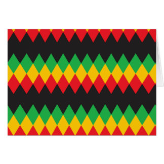 Motif de diamant de Rasta