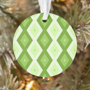 Motif de diamant vert Chartreuse