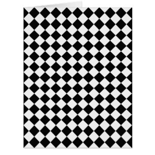 Motif de diamants noir et blanc par Shirley Taylor