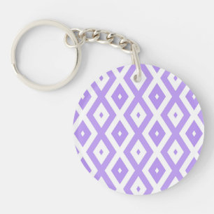 Motif de diamants violet et blanc