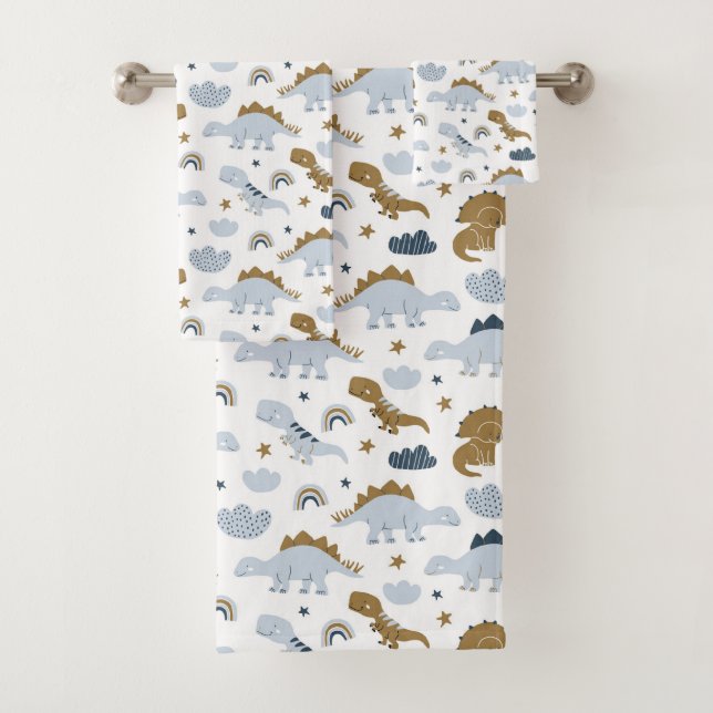 Motif de dinosaure arc-en-ciel mignon (En situation)