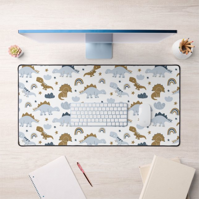 Motif de dinosaure arc-en-ciel mignon (Bureau 1)