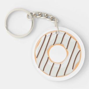 Motif de Donuts Colorés Rétro pour une Fête Amusan