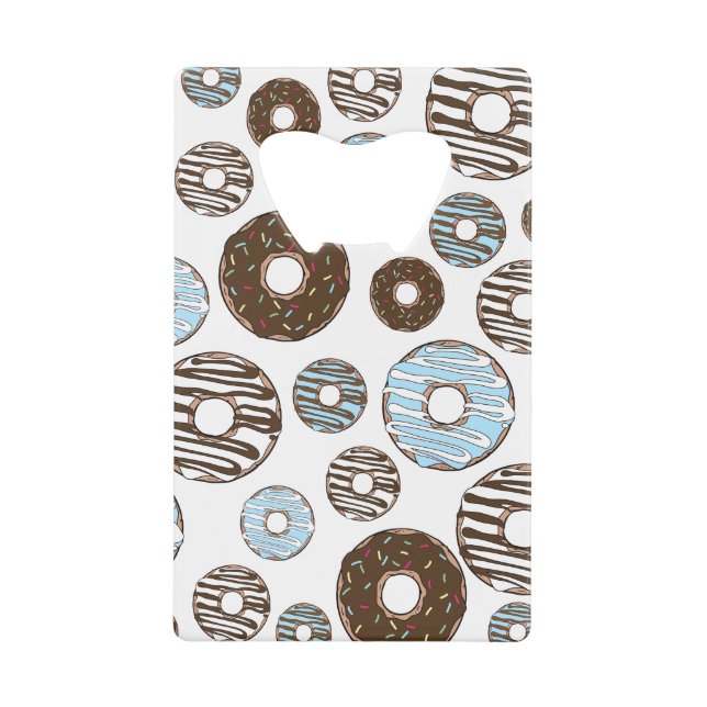 Motif De Donuts, Donuts Bleus, Donuts Brown (Devant)