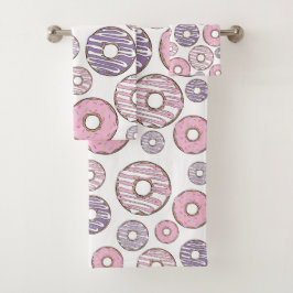 Motif De Donuts, Donuts Roses, Donuts Violets