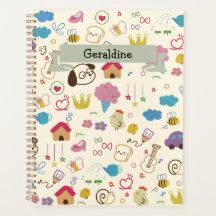 Motif de doodle mignon pour enfants