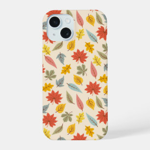 Motif de feuilles colorées d'automne