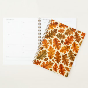 Motif de feuilles de chêne d'automne   Esthétique 