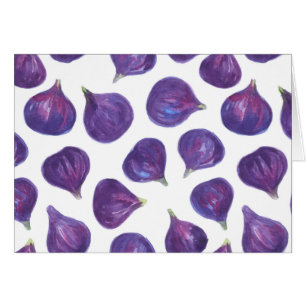 Motif de figues aquarelle
