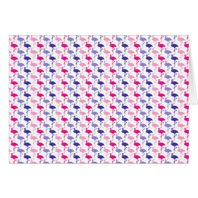 Motif de Flamant rose d'amusement (Devant horizontal)