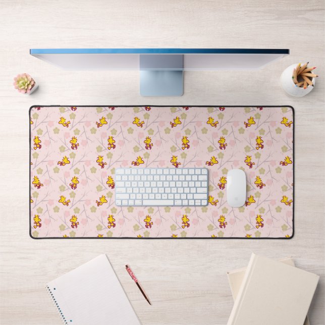 Motif de fleurs de cerisiers roses Woodstock (Bureau 1)