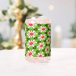 Motif de fleurs rose et blanche