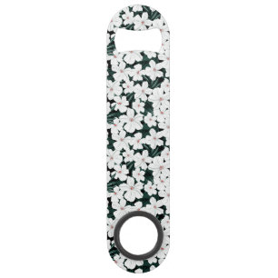 Motif de fleurs tropical blanc