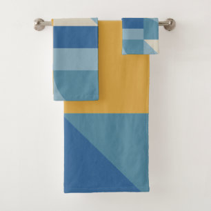 Motif de formes abstraites de géométrie moyenne