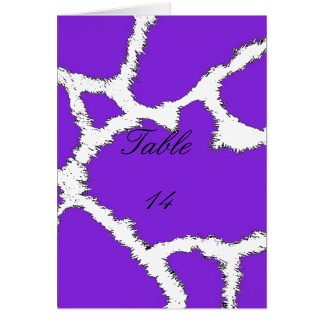 Motif de fourrure de girafe violet (Devant)