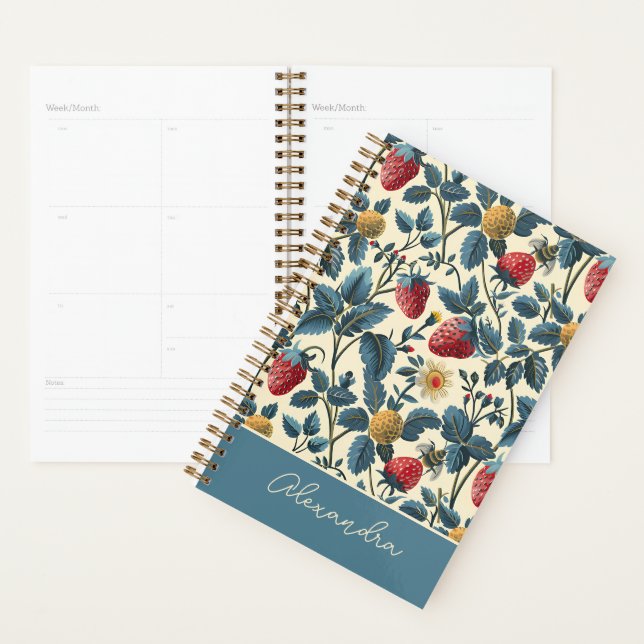 Motif de fraise personnalisé mignon (Devant avec enveloppe)