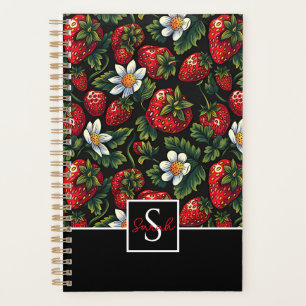 Motif de fraise personnalisé mignon