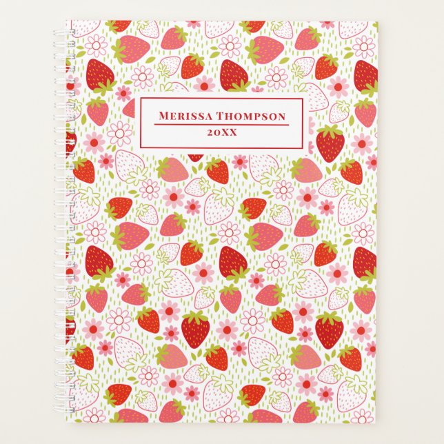 Motif de fraise rouge personnalisé (Devant)