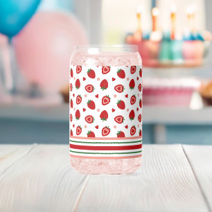 Motif de fraises sucrées
