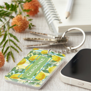 Motif de fruit de citron d'été méditerranéen perso