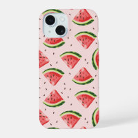 Motif de fruit de pastèque à l'aquarelle