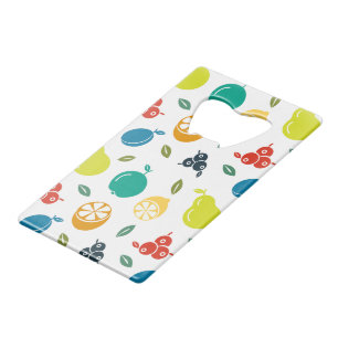Motif de fruits, prune, orange, citron, poire, pom