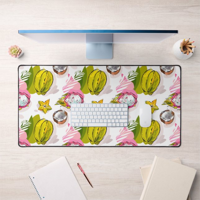 Motif de fruits texturés à main libre (Bureau 1)