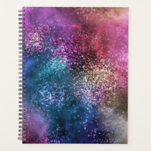 Motif de galaxie coloré