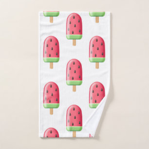 Motif de glace à la fraise rouge