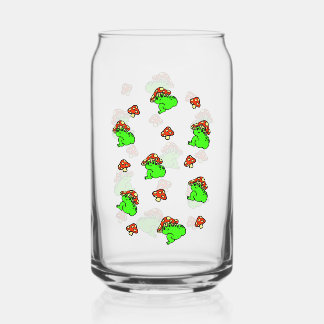 Motif de grenouille de champignons