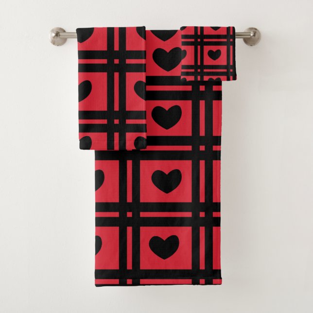 Motif de la Journée des Valentines du Coeur de Red (En situation)