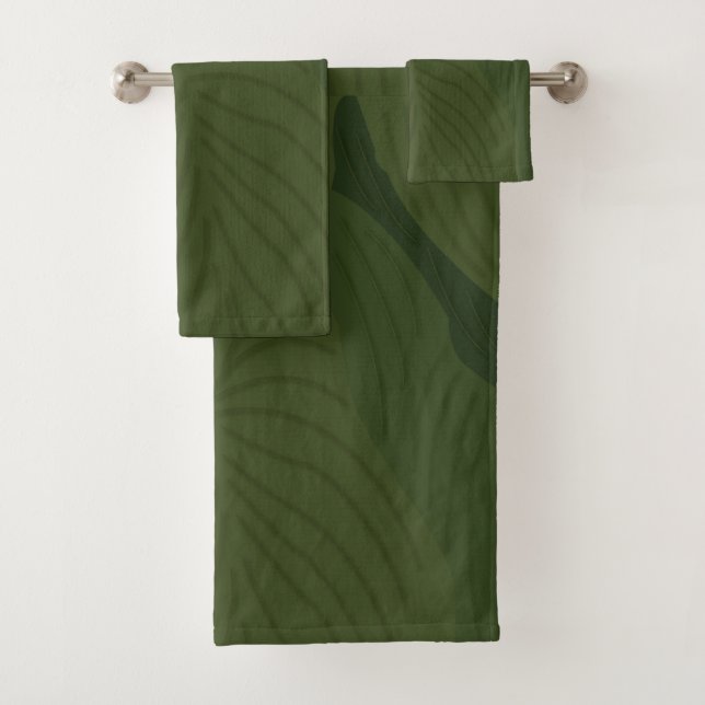 Motif de la nature botanique Feuille verte (En situation)