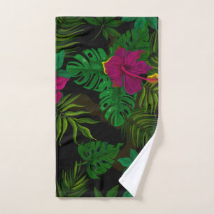 Motif de la nuit de la jungle exotique