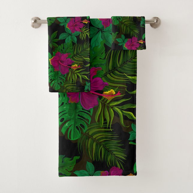 Motif de la nuit de la jungle exotique (En situation)