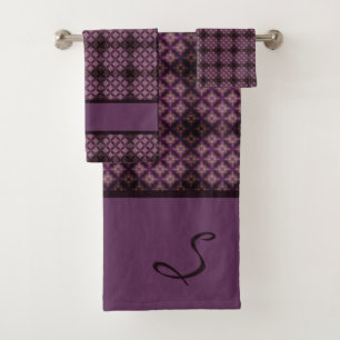 Motif de la passion du diamant mauve