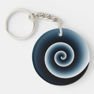 Motif de la spirale bleue prussienne