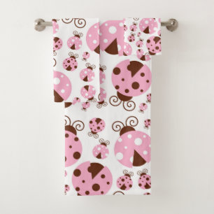 Motif De Ladybugs, Mignons Ladybugs, Pink Ladybugs