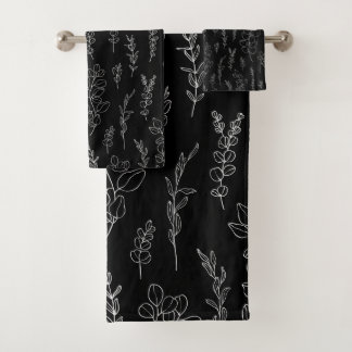 Motif de ligne Art Eucalyptus