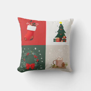Motif de l'image de Noël coussin