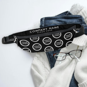 Motif de logo de marque promotionnelle noir blanc